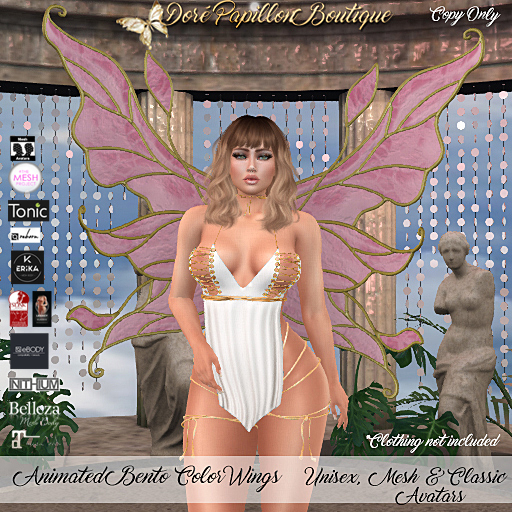 DPB Animated Bento Color Wings - Rose