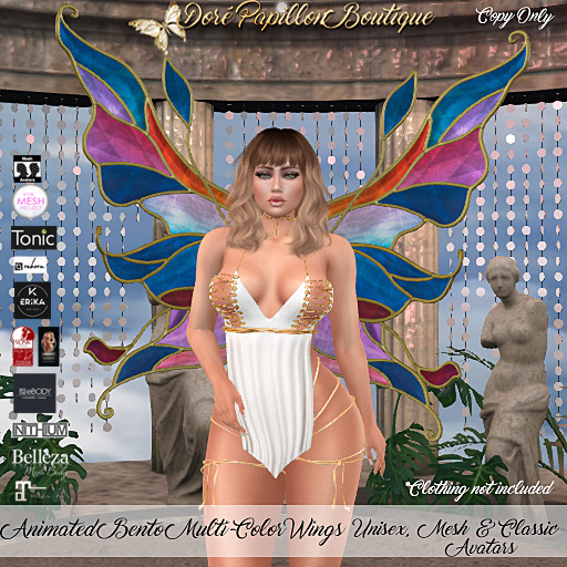 DPB Animated Bento Multi Color Wings - Blugrn