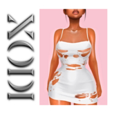XODI - Erica Dress - "SNOW"
