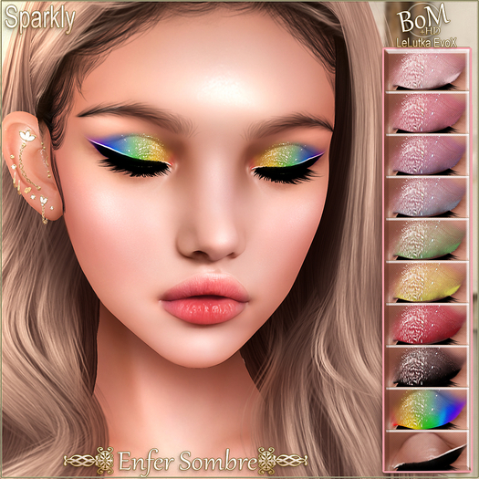 (Enfer Sombre*) LeLutka EvoX Eyeshadows - Sparkly