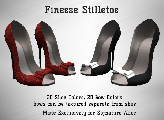 !! Exude Style !! Finesse Stilletos for Signature Alice