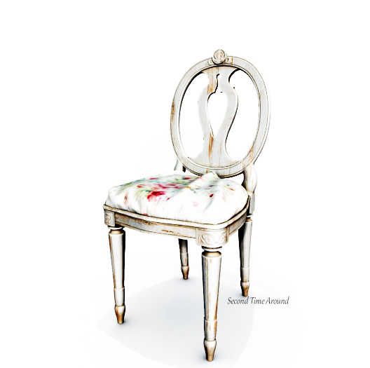 5. Nutmeg. Delicate Glamor Distressed Chair