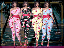 Peony, Summer Floral, Tropical Jumpsuit, Kupra-Reborn-Maitreya-Legacy-Kahlene Erika