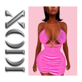 XODI - Marcella Dress - "PINK"