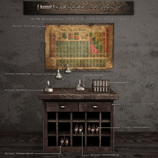 [ Kunst ] Alchemist Corner-Complete Set w/ RARE