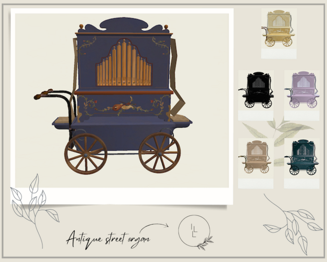 ILL Antique Street Organ blue