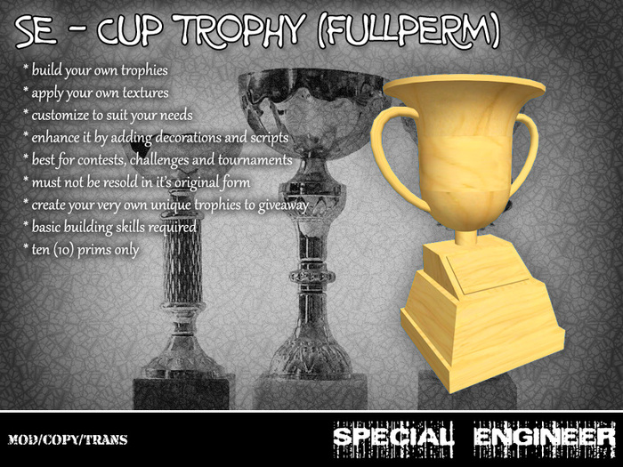SE - Cup Trophy (Full Perm) (Boxed)