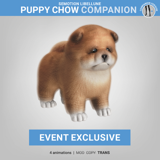 SEmotion Libellune Puppy Chow Companion EXCLUSIVE