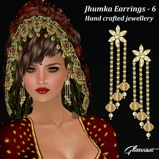 ! Glitterati ! - Jhumka Earrings - 6