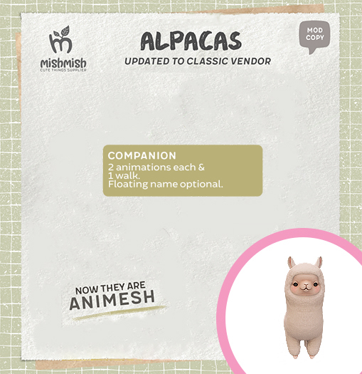 MishMish - Alpaca Companion - White [Boxed]