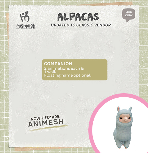 MishMish - Alpaca Companion - Sky [Boxed]