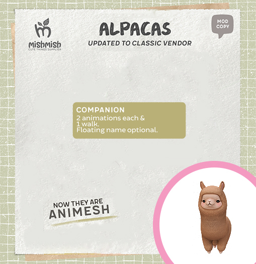 MishMish - Alpaca Companion - Latte [Boxed]