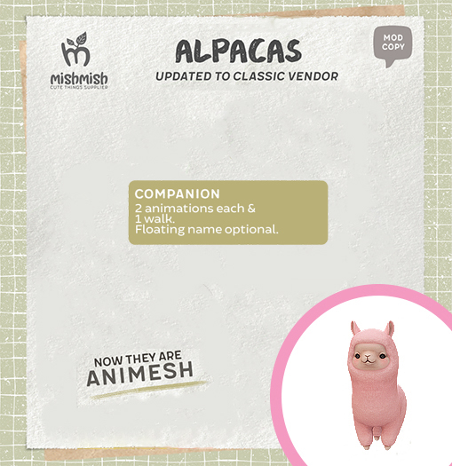 MishMish - Alpaca Companion - Candy [Boxed]