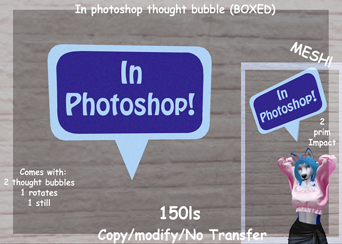 In photoshop thought bubble (BOXED)