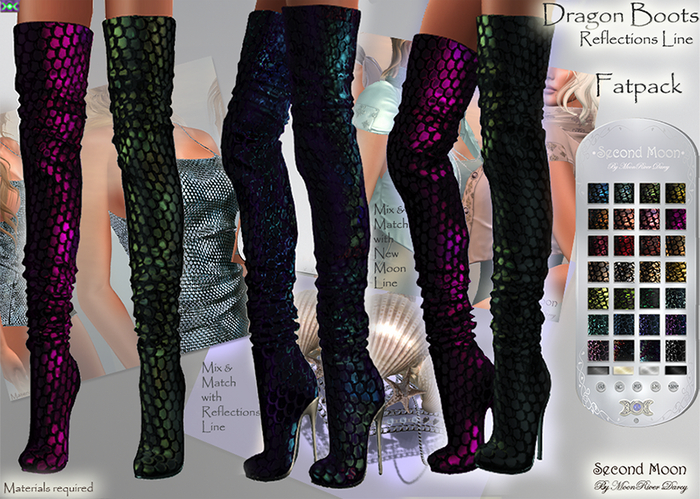 *SM* Dragon Boots - Reflection Line - Fatpack