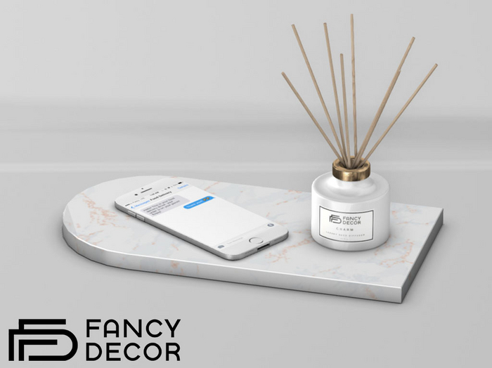 Fancy Decor: Reed Diffuser Clutter (White) (add me)
