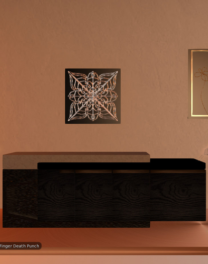 Inlay shabby wall decor 