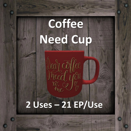 DFS Coffee - Need Cup (DFS -  Texture Only)