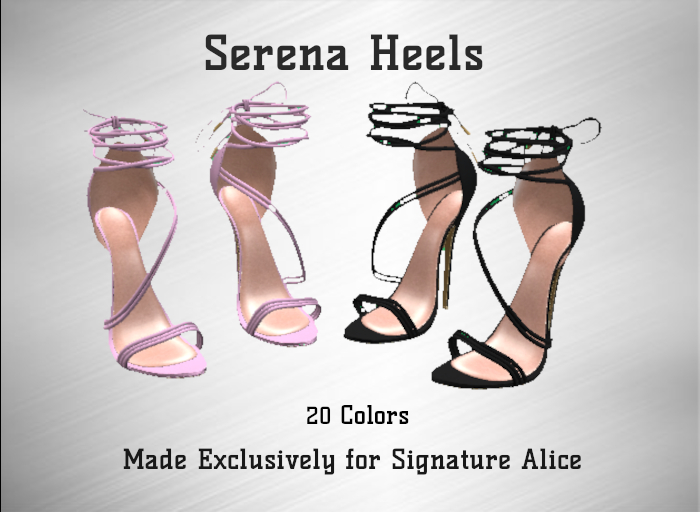 !! Exude Style !! Serena Heels for Signature Alice