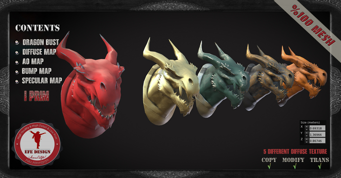 (Efe Design) Dragon Bust Fatpack Fullperm 