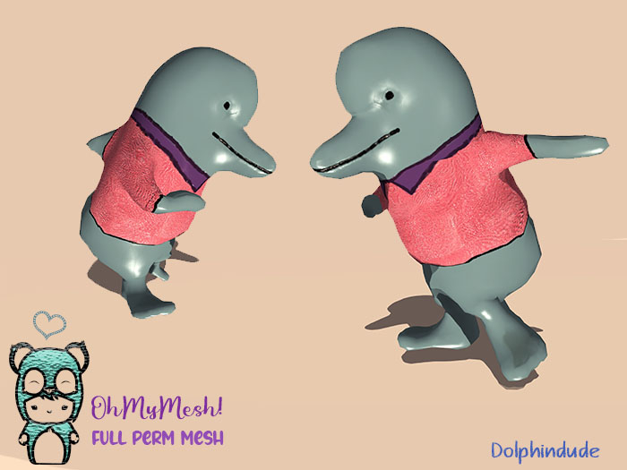 OhMyMesh! Dolphindude - Full Perm Mesh