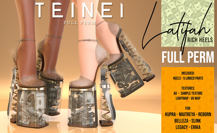TEINEI - LATIFAH RICH HEELS - FULL PERM