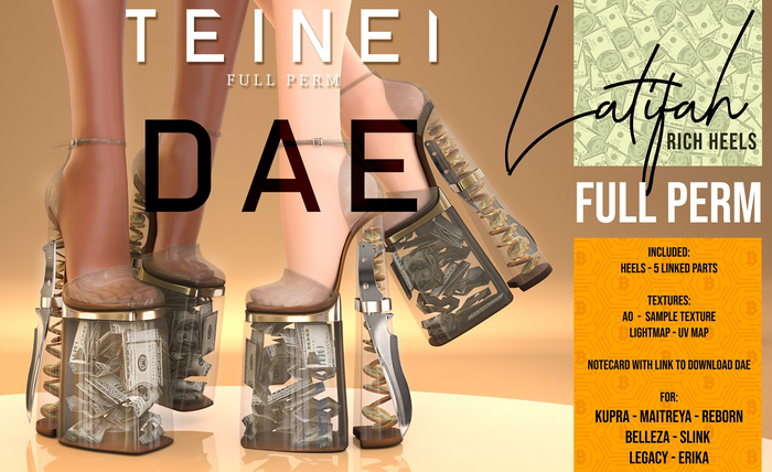 TEINEI - LATIFAH RICH HEELS w DAE - FULL PERM