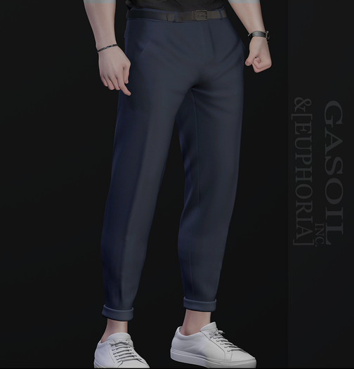 [EUPHORIA] Duane Pants Legacy NAVY BLUE