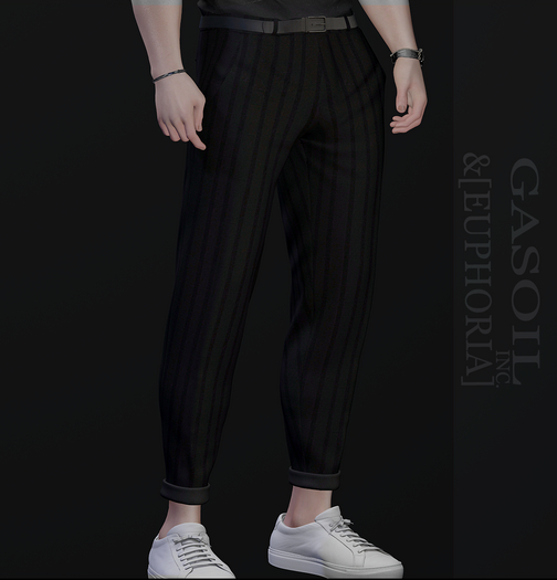 [EUPHORIA] Duane Pants Legacy Stripe black