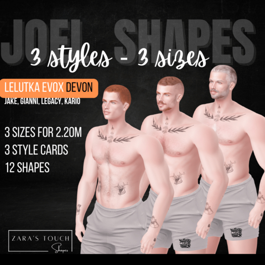 JOEL Shapes - Devon - Zara's Touch