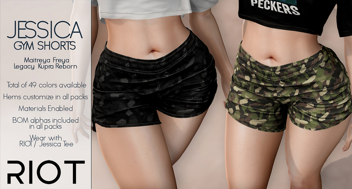 RIOT / Jessica Shorts - Fatpack