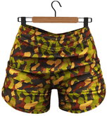 RIOT / Jessica Shorts - Pattern - Camo Yellow