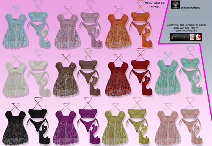 **DEMO**MEGAN WOLF RISQUE STYLE COMPLET OUTFIT** (WEAR)