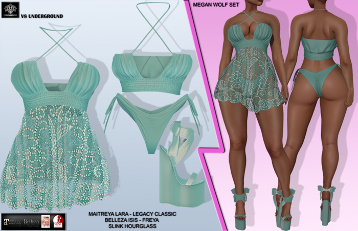 **MEGAN WOLF SEA RISQUE STYLE COMPLET OUTFIT** (WEAR)