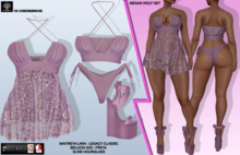 **MEGAN WOLF LILAC RISQUE STYLE COMPLET OUTFIT** (WEAR)