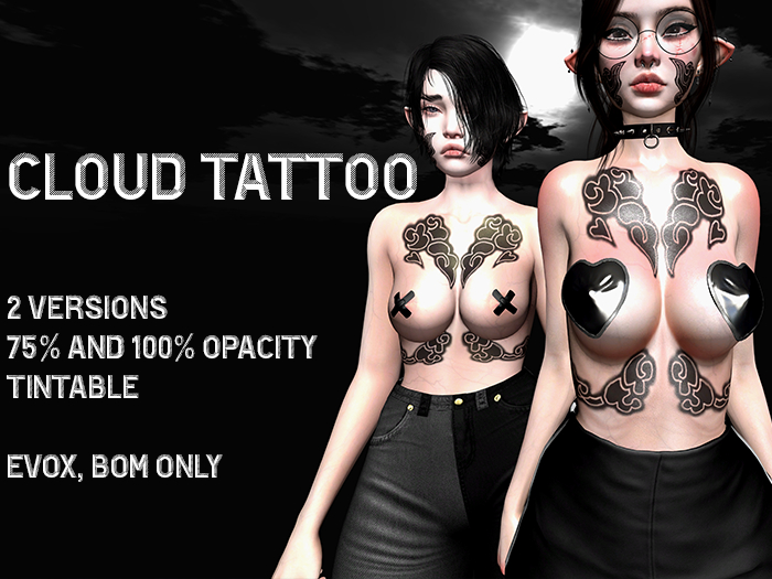 =SP= CLOUD TATTOO / ONLY EVOX / BOM / FEMALE
