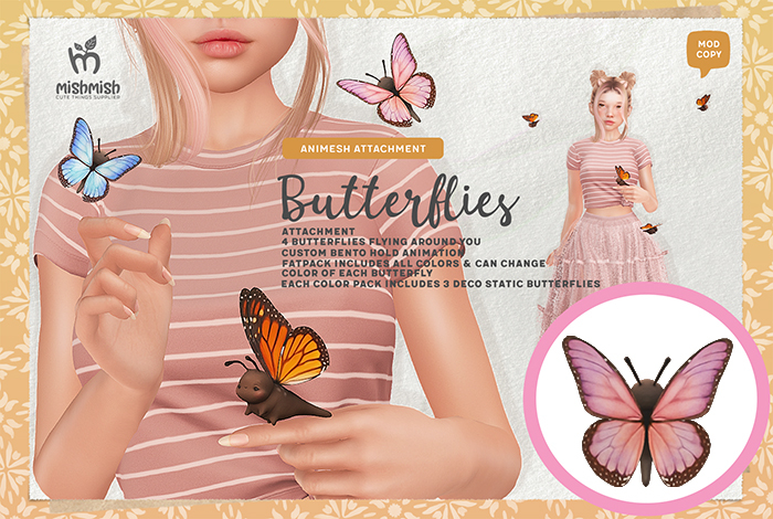 MishMish - Candy Butterflies - Attachment [Boxed]