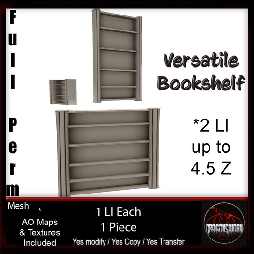Full Perm Versatile Bookshelf