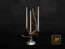 9.erratic / coc - antler candle stand