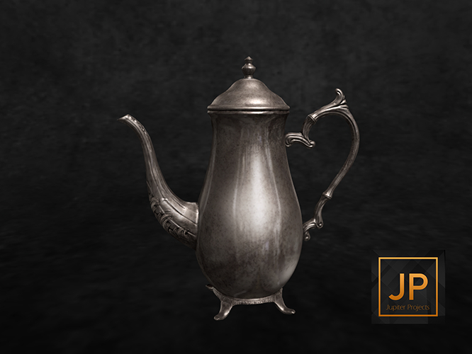 6.erratic / coc - silver tea pot