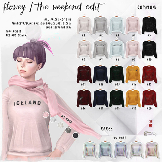 Flowey - The Weekend Edit - Chill Scarf [SH] #1 RARE