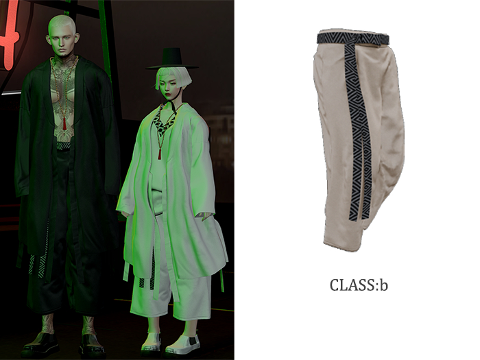 CLASS:b / Vics Wide Pants / Beige