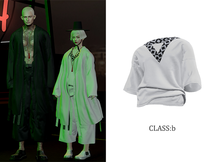 CLASS:b / Vics T-shirts / White