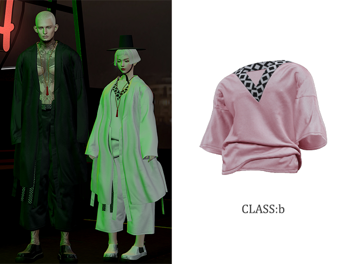 CLASS:b / Vics T-shirts / Pink