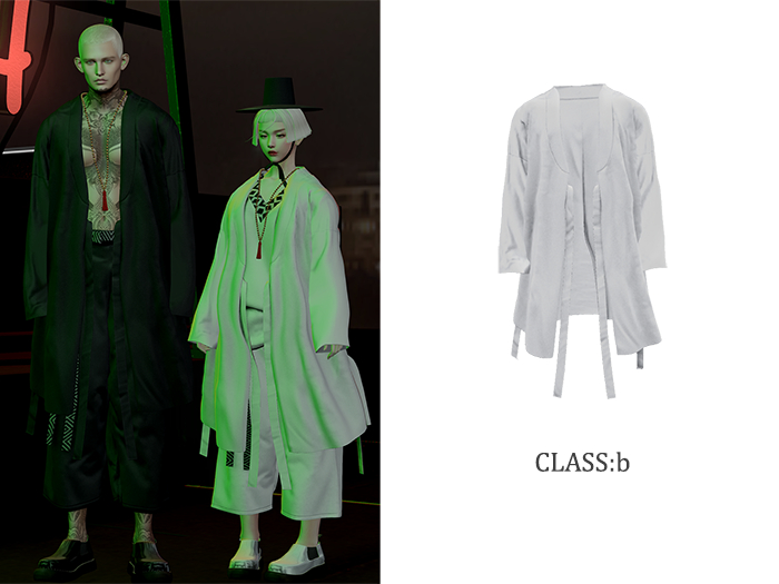 CLASS:b / Vics Durumagi / White