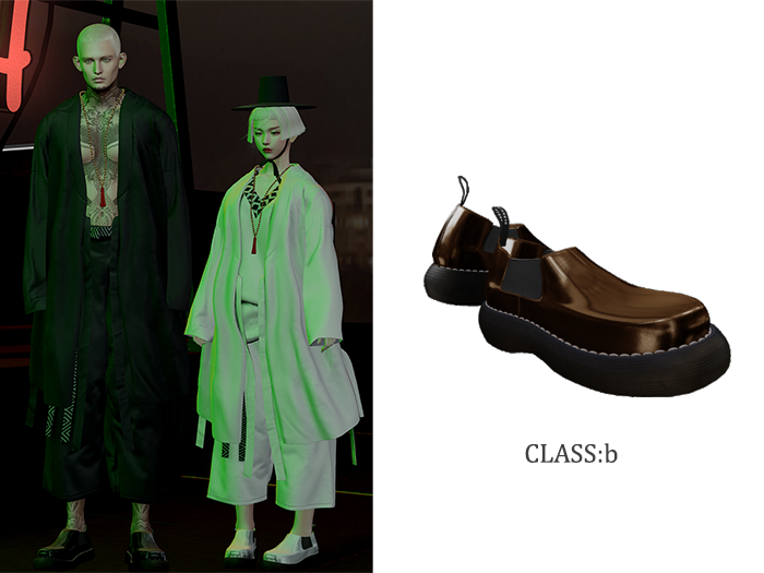 CLASS:b / Vics Platform Shoes / Brown
