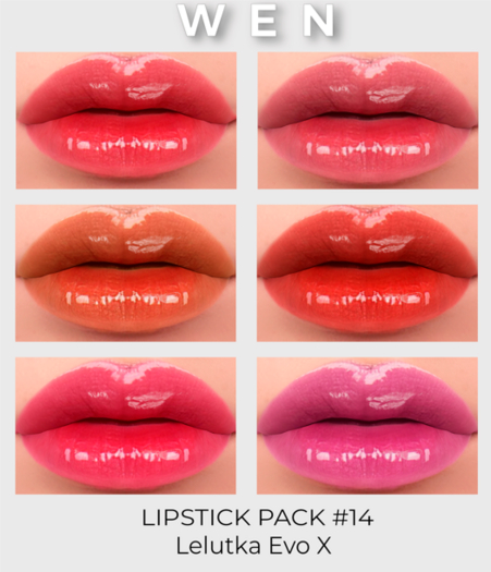 WEN- LIPSTICK PACK #14 LELUTKA EVOX