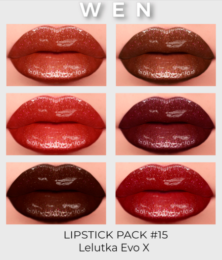 WEN- LIPSTICK PACK #15 LELUTKA EVOX