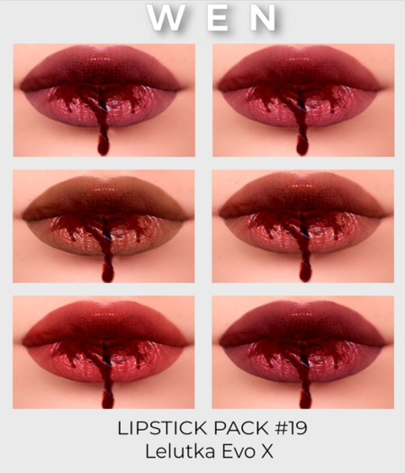 WEN- LIPSTICK PACK #19 LELUTKA EVOX