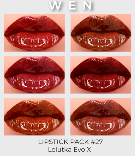 WEN- LIPSTICK PACK #27 LELUTKA EVOX